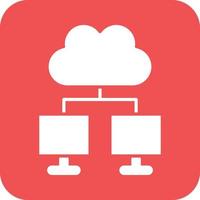 Cloud computing Vector Icon Design