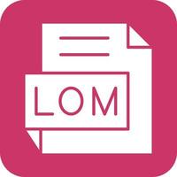 LOM Vector Icon Design