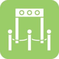 Boarding Gate Icon Vetor Style vector