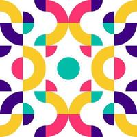 vector geometric pattern illustration with a cheerful, colorful theme