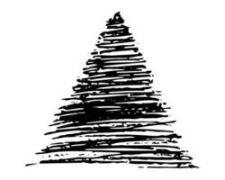 Sketch Scribble Smear Triangle. Hand drawn Pencil Scribble. Vector illustration.