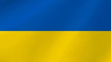 Ukrainian national flag vector