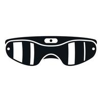 futuro vr lentes icono sencillo vector. 3d auriculares vector