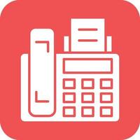 Fax Machine Vector Icon Design