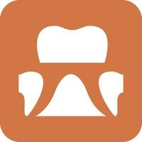 Dental Crown Vector Icon Design