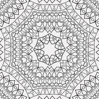 vector coloring geometric flower shapes and pattern background