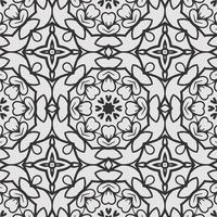 vector coloring geometric flower shapes and pattern background