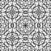 vector coloring geometric flower shapes and pattern background