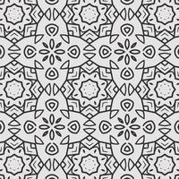 vector coloring geometric flower shapes and pattern background