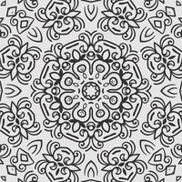 vector coloring geometric flower shapes and pattern background