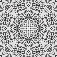 vector coloring geometric flower shapes and pattern background