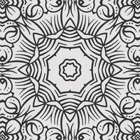 vector coloring geometric flower shapes and pattern background