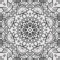 vector coloring geometric flower shapes and pattern background