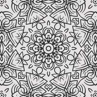 vector coloring geometric flower shapes and pattern background