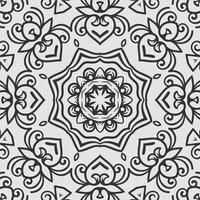 vector coloring geometric flower shapes and pattern background