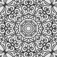vector coloring geometric flower shapes and pattern background