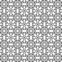 vector coloring geometric flower shapes and pattern background