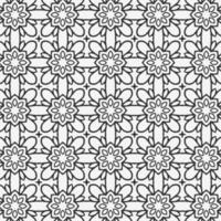 vector coloring geometric flower shapes and pattern background