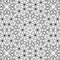 vector coloring geometric flower shapes and pattern background