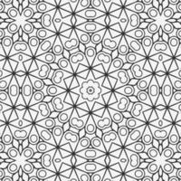 vector coloring geometric flower shapes and pattern background