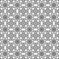 vector coloring geometric flower shapes and pattern background