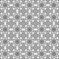 vector coloring geometric flower shapes and pattern background