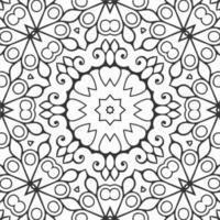 vector coloring geometric flower shapes and pattern background