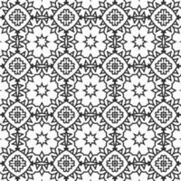 vector coloring geometric flower shapes and pattern background
