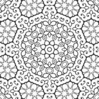vector coloring geometric flower shapes and pattern background