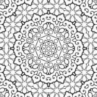 vector coloring geometric flower shapes and pattern background
