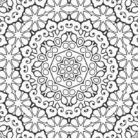 vector coloring geometric flower shapes and pattern background