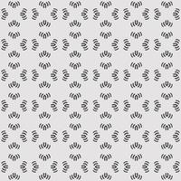 vector coloring geometric flower shapes and pattern background