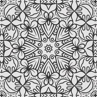 vector coloring geometric flower shapes and pattern background