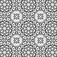 vector coloring geometric flower shapes and pattern background