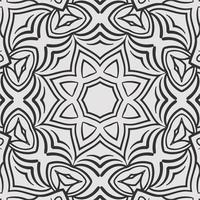 vector coloring geometric flower shapes and pattern background