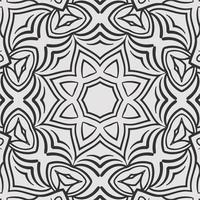 vector coloring geometric flower shapes and pattern background