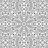 vector coloring geometric flower shapes and pattern background