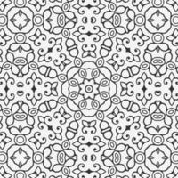 vector coloring geometric flower shapes and pattern background