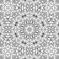vector coloring geometric flower shapes and pattern background
