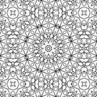 vector coloring geometric flower shapes and pattern background