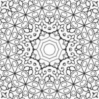 vector coloring geometric flower shapes and pattern background