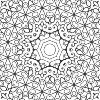 vector coloring geometric flower shapes and pattern background