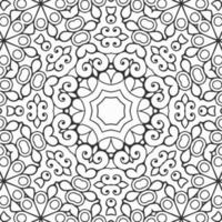 vector coloring geometric flower shapes and pattern background