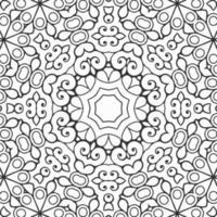 vector coloring geometric flower shapes and pattern background