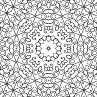 vector coloring geometric flower shapes and pattern background