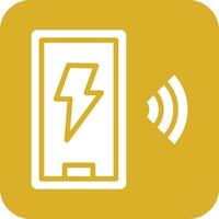 Wireless Charger Vector Icon Design