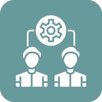Team Work Vector Icon Design