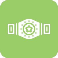 Champion Belt Icon Vetor Style vector