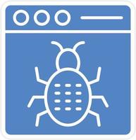 Bug Icon Vetor Style vector