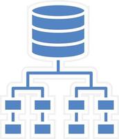 Data Flow Vector Icon Design